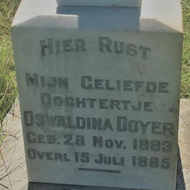 DOYER Oswaldina 1883-1885
