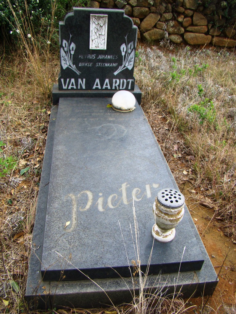 AARDT Petrus Johannes Dirkse Steenkamp, van