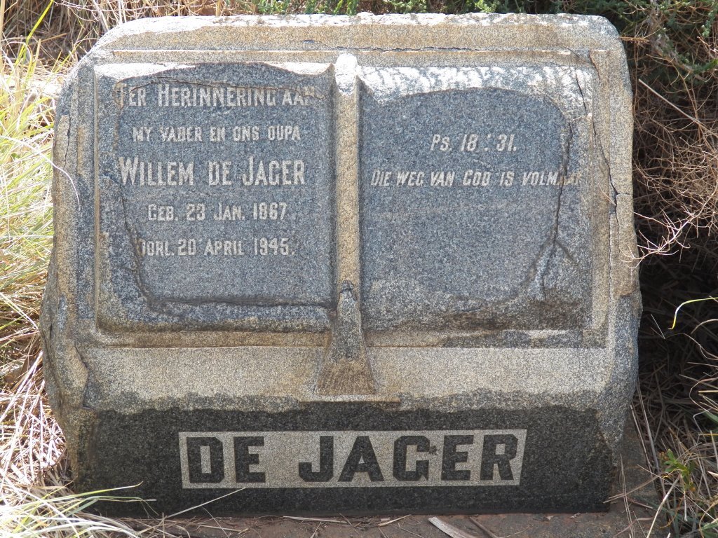 JAGER Willem, de 1867-1945