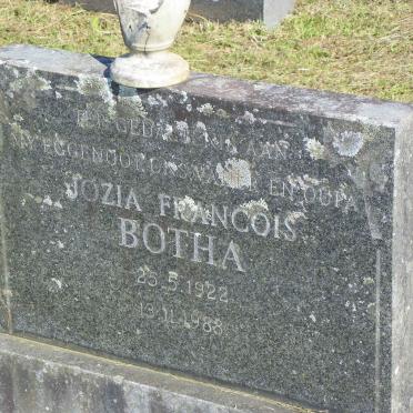 BOTHA Jozia Francois 1922-1988