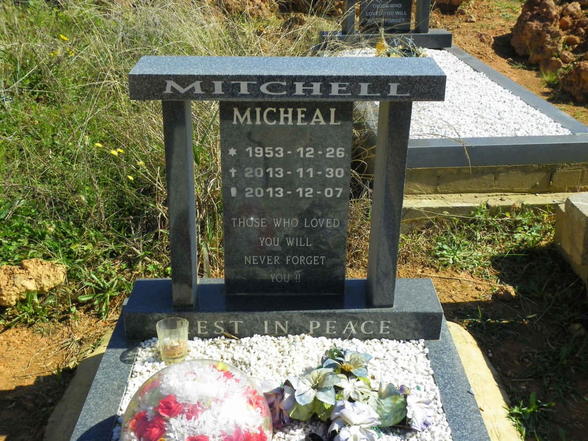 MITCHELL Michael 1953-2013