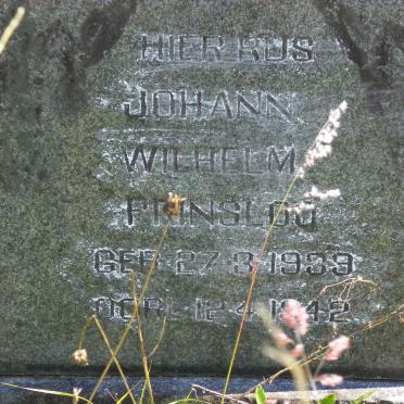 PRINSLOO Johann Wilhelm 1939-1942