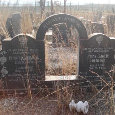 BOTHA Johan Samuel Frederik 1903-1968 &amp; Cornelia Johanna DE BEER 1905-1969