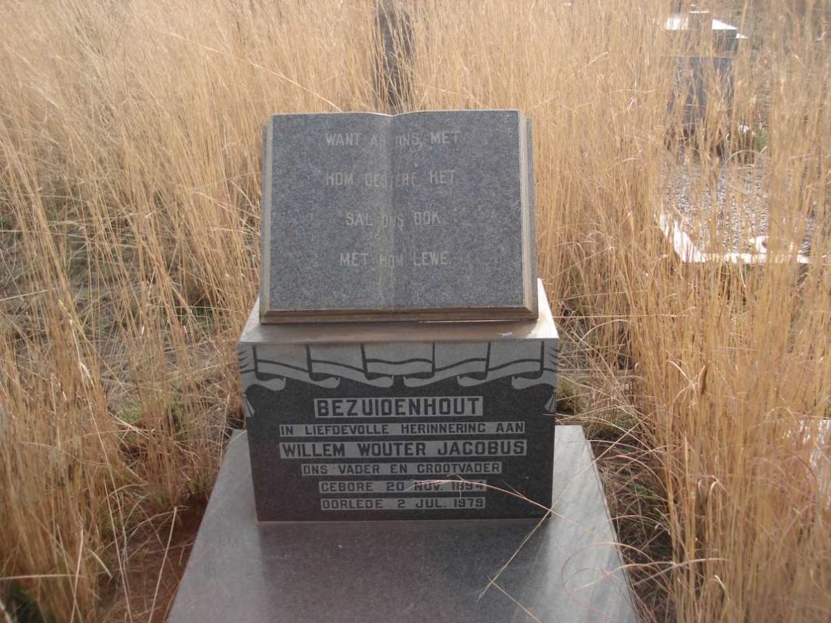 BEZUIDENHOUT Willem Wouter Jacobus 1894-1979