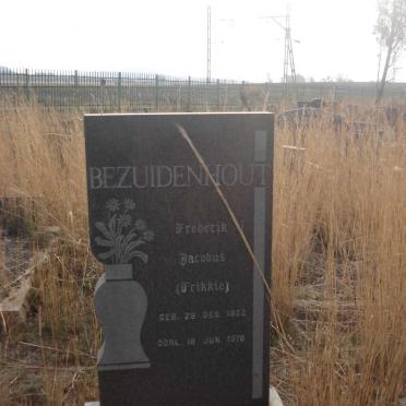 BEZUIDENHOUT Frederik Jacobus 1922-1976