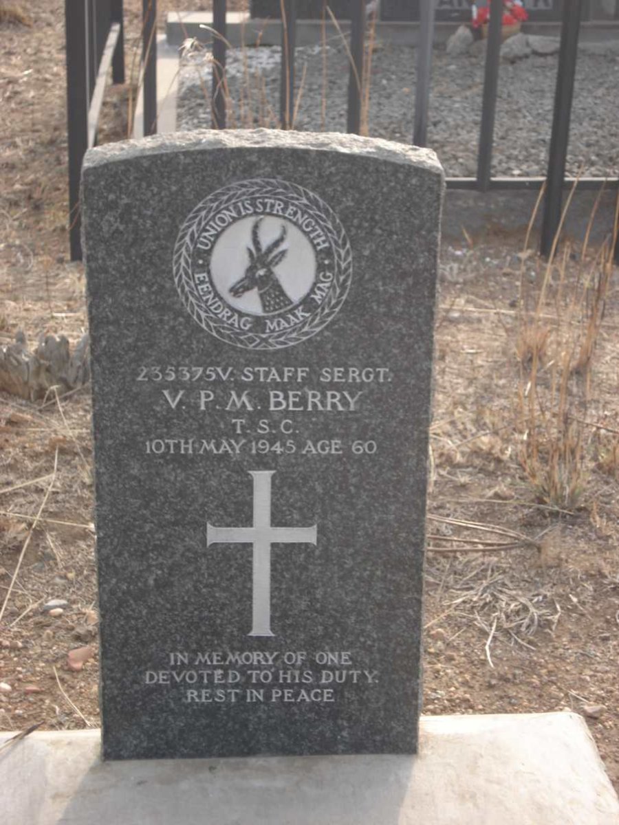 BERRY V.P.M. 1885-1945