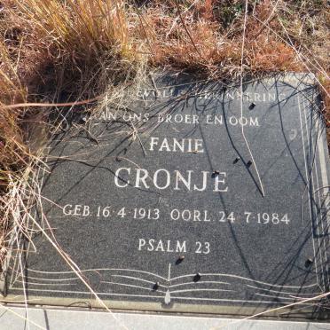 CRONJE Fanie 1913-1984