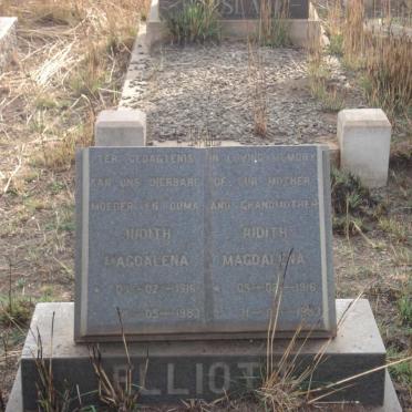 ELLIOTT Judith Magdalena 1916-1983