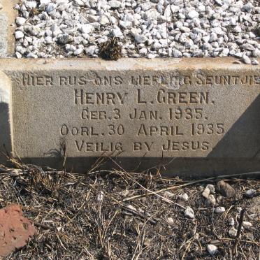 GREEN Henry L. 1935-1935