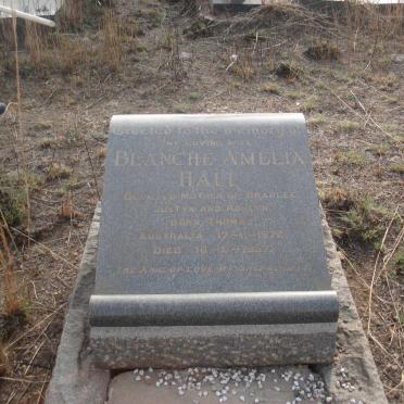 HALL Blanche Amelia nee THOMAS 187?-19?7