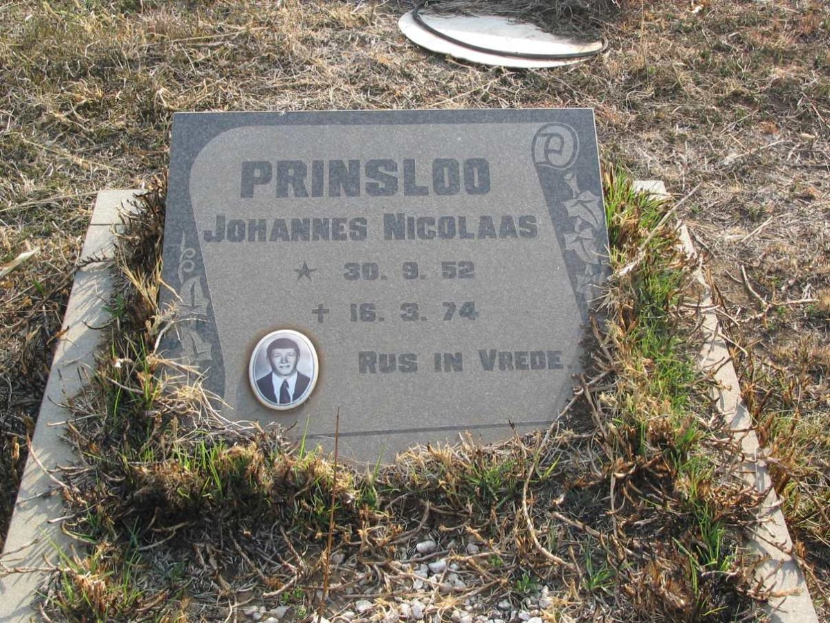 PRINSLOO Johannes Nicolaas 1952-1974 