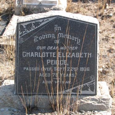 PEIRCE Charlotte Elizabeth  -1936