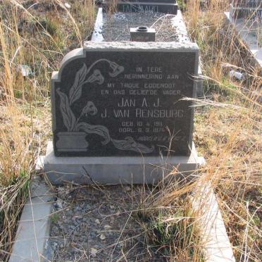 RENSBURG Jan A.J., J. van 1911-1974