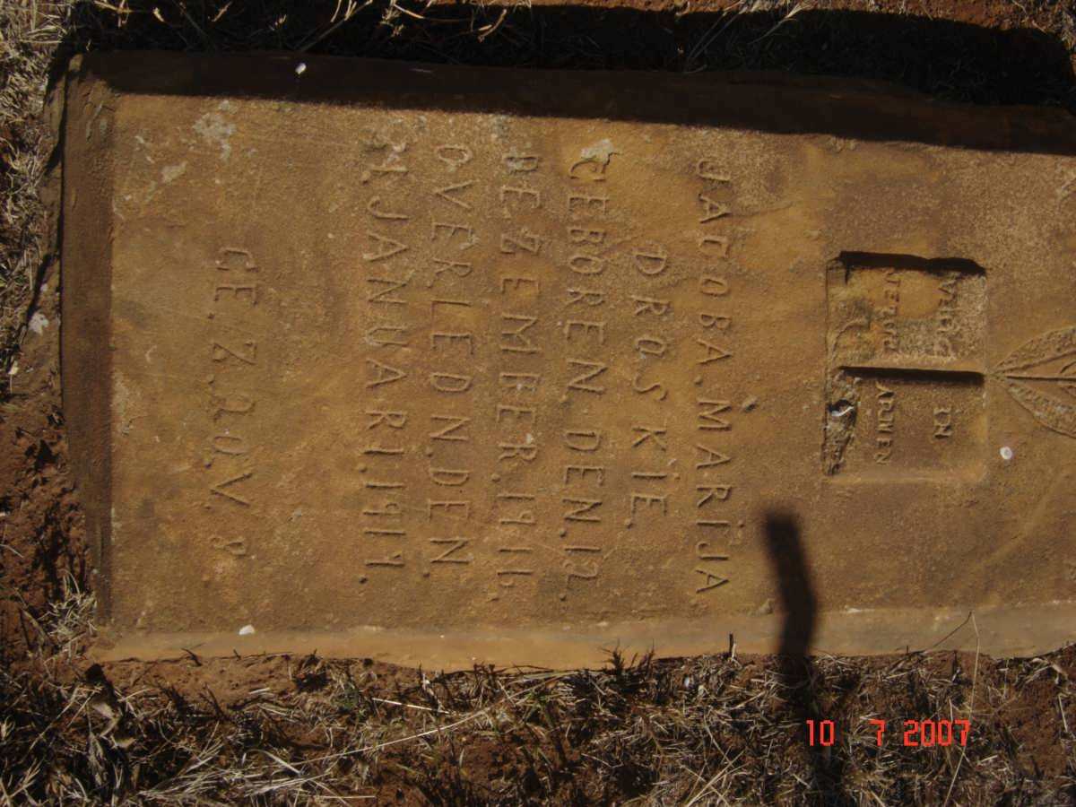 DROSKIE Jacoba Marija 1916-1917