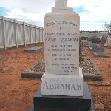 ABRAHAM Habib 1883-1960