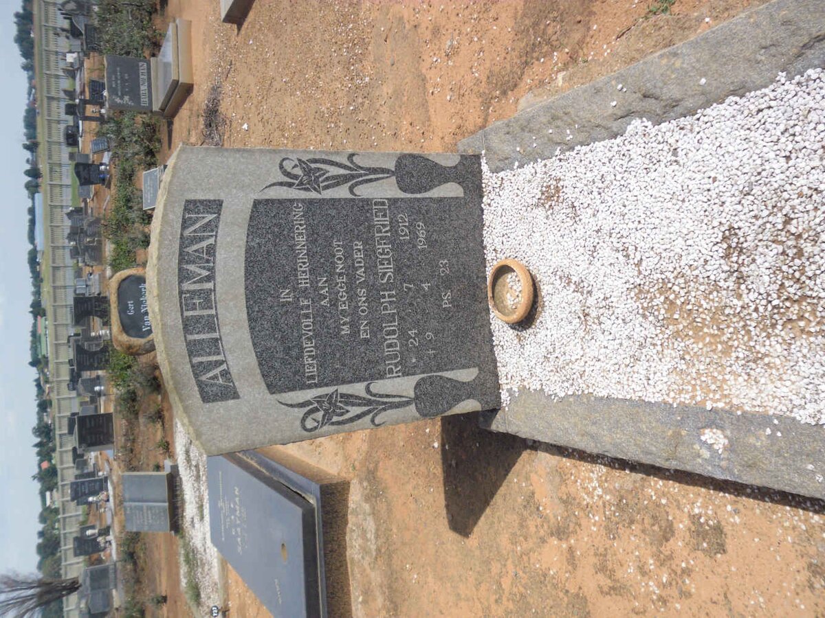 ALLEMAN Rudolph Siegfried 1912-1969