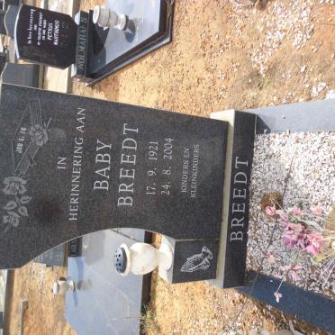 BREEDT Baby 1921-2004