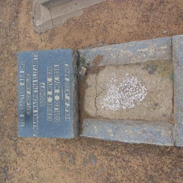 BOSHOFF Johanna Magrietha Elizabeth 1938-1938