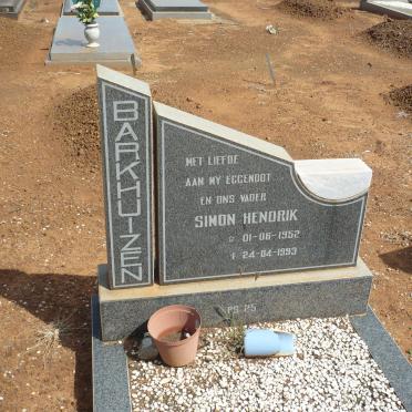 BARKHUIZEN Simon Hendrik 1952-1993