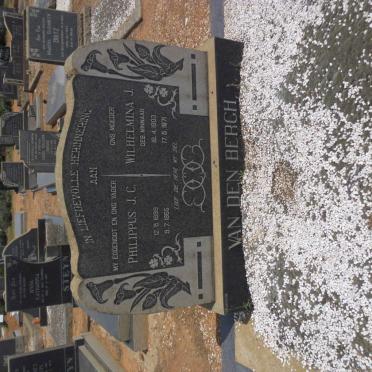 BERGH Philippus J.C., van den 1899-1965 &amp; Wilhelmina J. MINNAAR 1903-1971