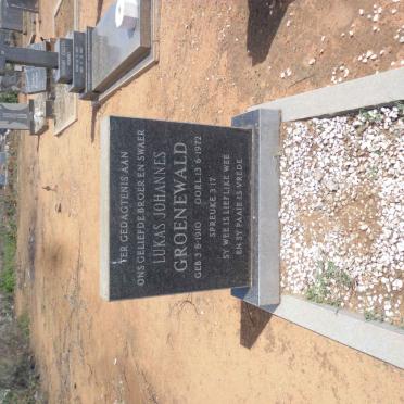 GROENEWALD Lukas Johannes 1910-1972