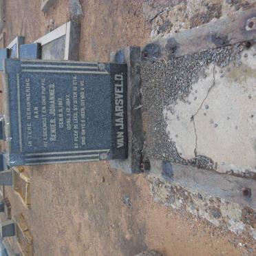 JAARSVELD Renier Johannes, van 1917-1947