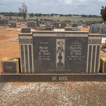 KOCK Michiël Josias, de 1891-1964 &amp; Magrietha Susanna PRINSLOO 1891-1961