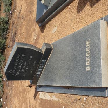 KRUGER Anna Elizabeth nee McSHERRY 1914-1969