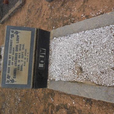 LOUW Daniel Jacobus Dirk 1848-1941