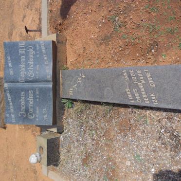 MARÉ Jacobus Cornelius 1909-1972 &amp; Magdalena M.M. SCHALKWYK 1915-1999