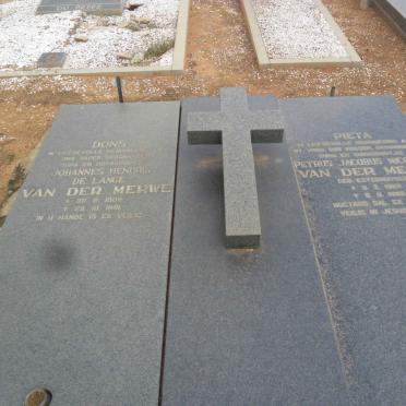 MERWE Johannes Hendrik De Lange, van der 1909-1991 &amp; Petrus Jacobus Nicolaas ESTERHUYSEN 1922-198?