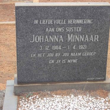 MINNAAR Johanna 1904-1921