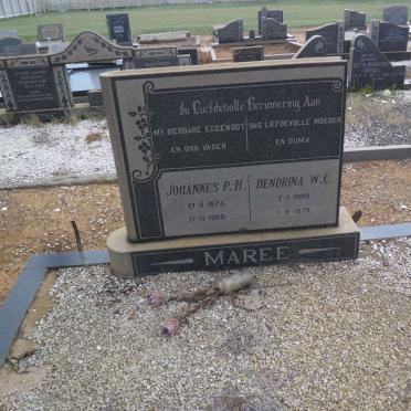 MAREE Johannes P.H. 1874-1966 &amp; Hendrina W.C. 1889-1979