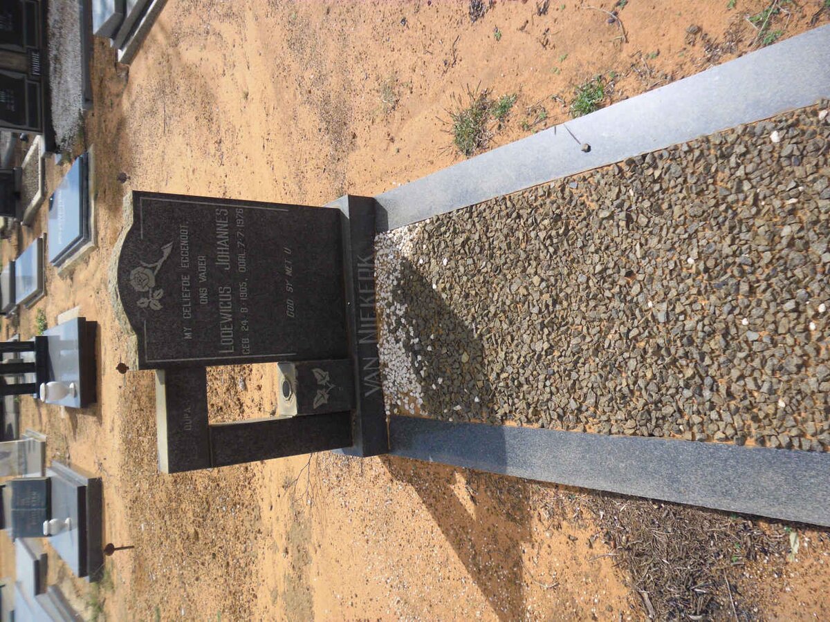 NIEKERK Lodewicus Johannes, van 1905-1976