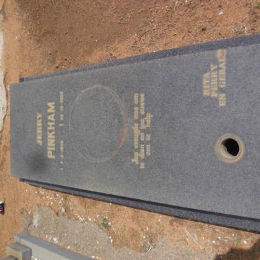 PINKHAM Jerry 1948-1982