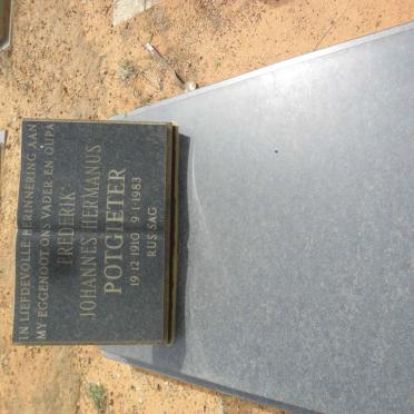 POTGIETER Frederik Johannes Hermanus 1910-1983