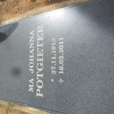 POTGIETER Johanna 1913-2011
