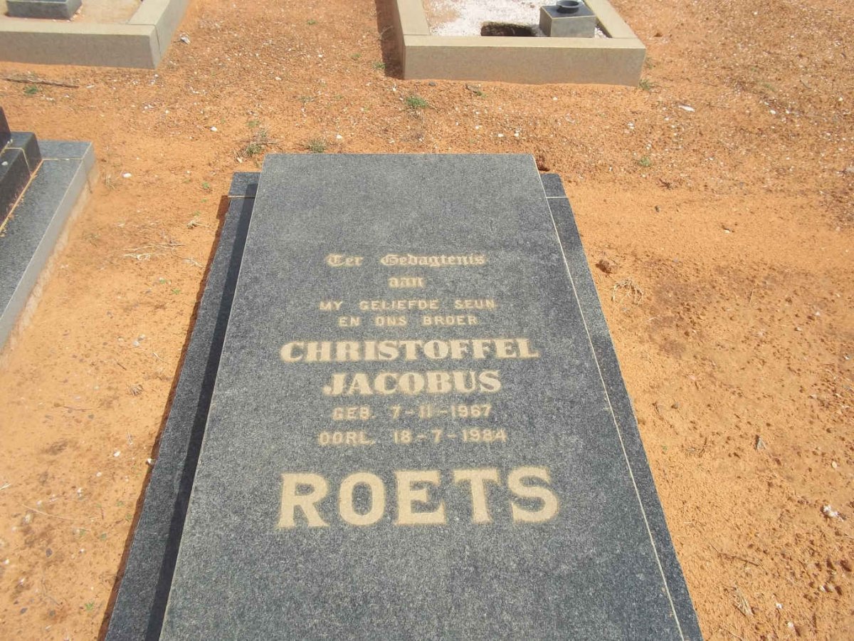 ROETS Christoffel Jacobus 1967-1984