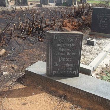 RENSBURG Pieter Hendrikcus, Janse van 1952-1977