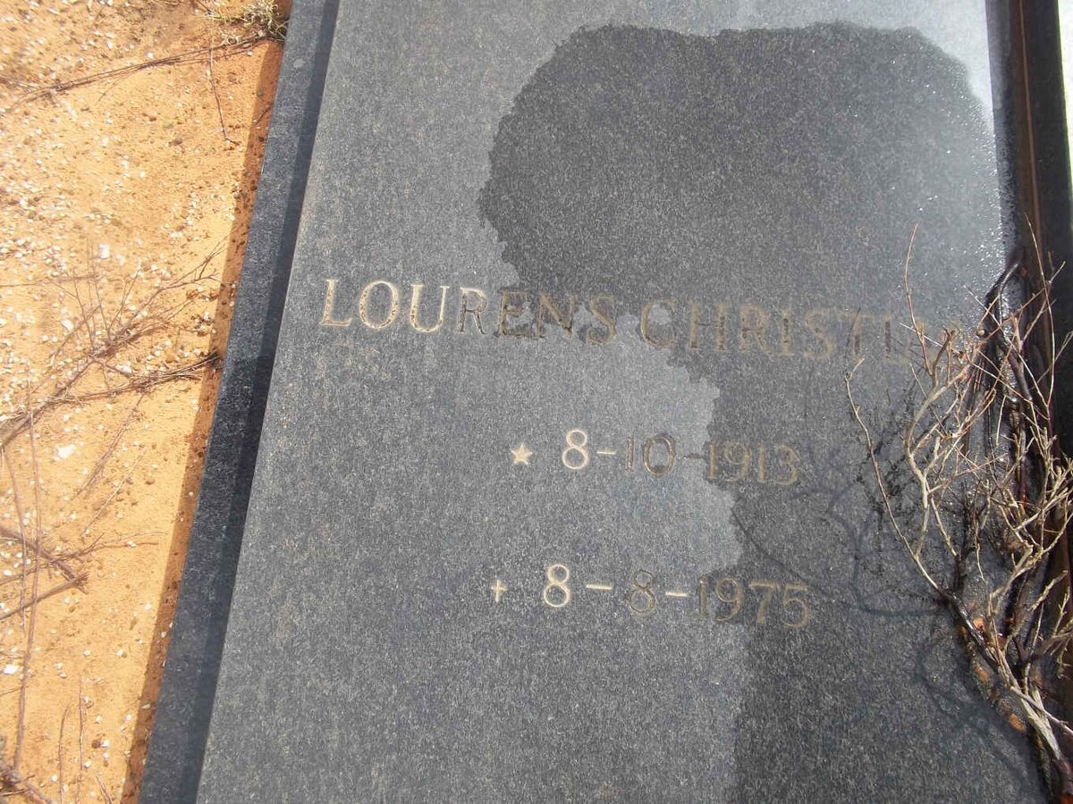 RENSBURG Lourens Christian, Janse van 1913-1975