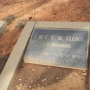 RENSBURG I.M.C.E. De Clercq, J.v. 1900-1975