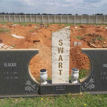 SWART Blackie 1927-1994 &amp; Maud 1921-2004