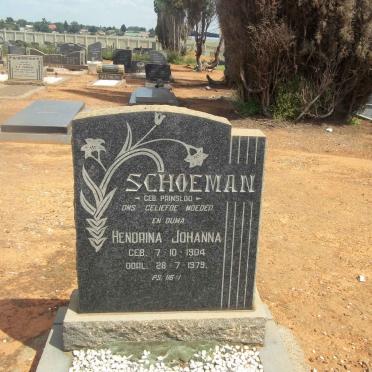 SCHOEMAN Hendrina Johanna nee PRINSLOO 1904-1979