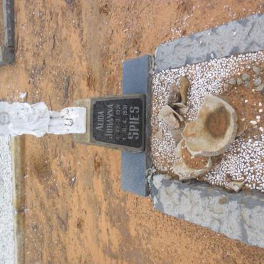 SPIES Alida Johanna 1931-1931