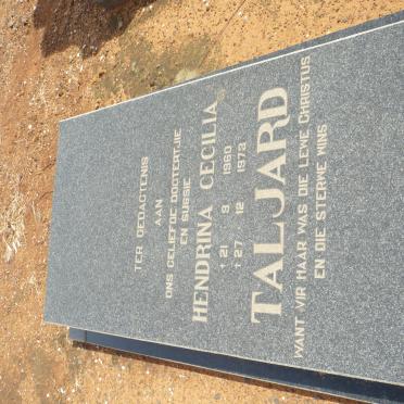 TALJARD Hendrina Cecilia 1960-1973