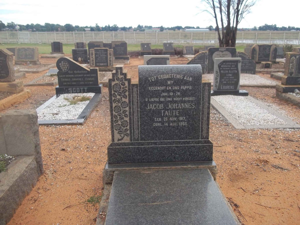TAUTE Jacob Johannes 1917-1955