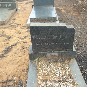 VILLIERS Gideontjie, de 1969-1970