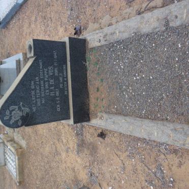 VOS H.A., de 1907-1947