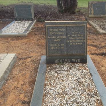 WYK Ben, van 1892-1961