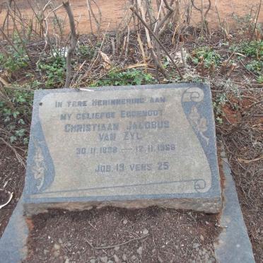 ZYL Christiaan Jacobus, van 19??-1968